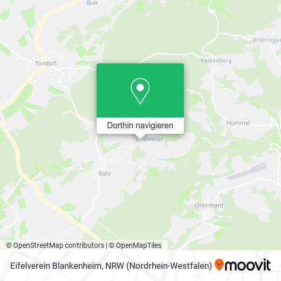 Eifelverein Blankenheim Karte