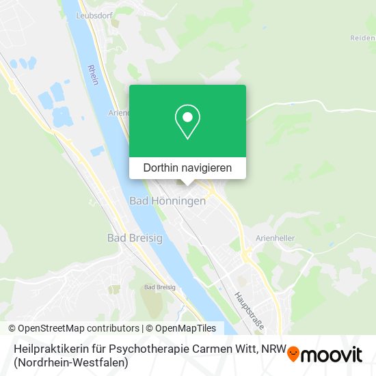 Heilpraktikerin für Psychotherapie Carmen Witt Karte