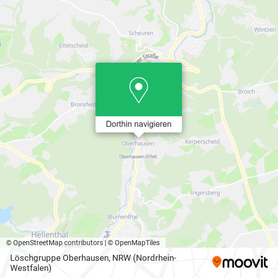 Löschgruppe Oberhausen Karte