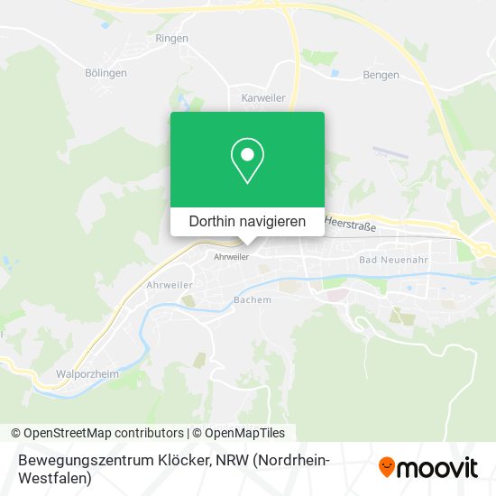 Bewegungszentrum Klöcker Karte