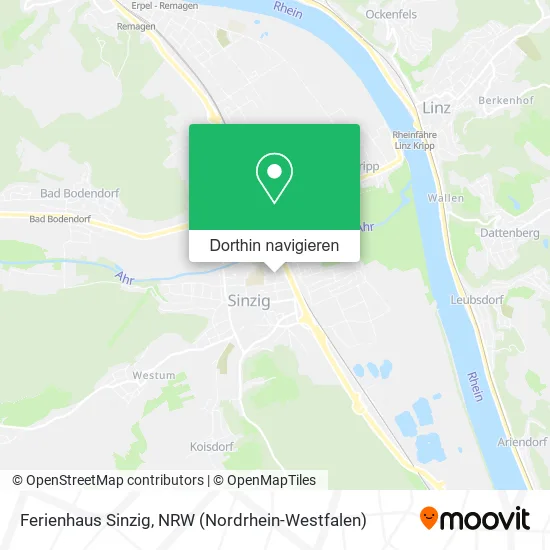 Ferienhaus Sinzig Karte