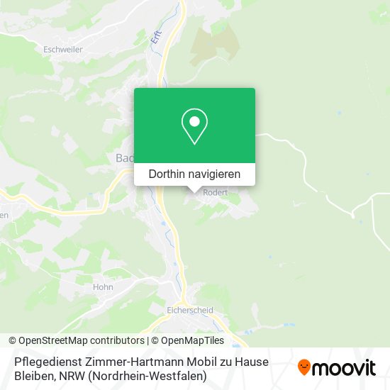Pflegedienst Zimmer-Hartmann Mobil zu Hause Bleiben Karte