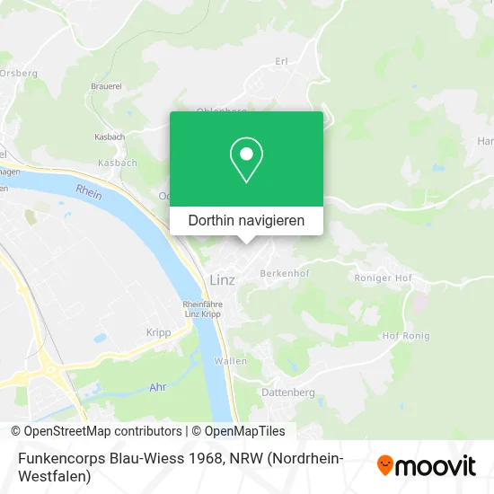 Funkencorps Blau-Wiess 1968 Karte