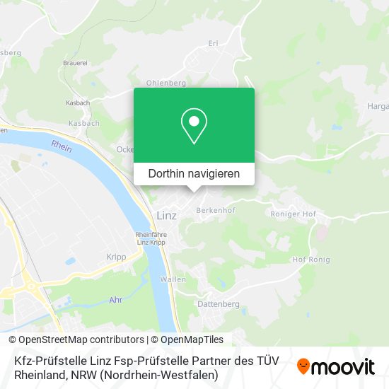 Kfz-Prüfstelle Linz Fsp-Prüfstelle Partner des TÜV Rheinland Karte