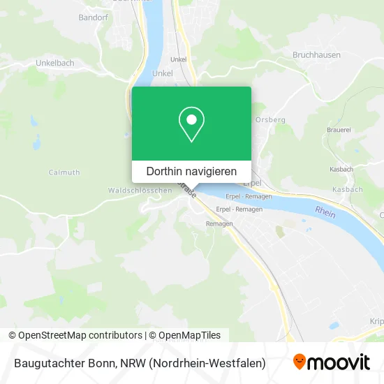 Baugutachter Bonn Karte