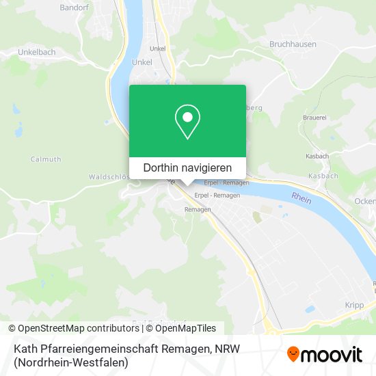 Kath Pfarreiengemeinschaft Remagen Karte