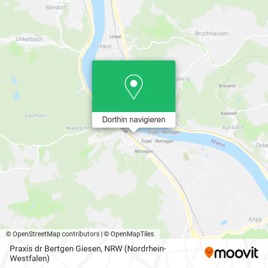 Praxis dr Bertgen Giesen Karte