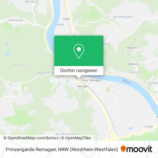 Prinzengarde Remagen Karte