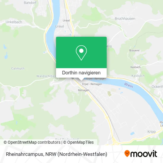 Rheinahrcampus Karte