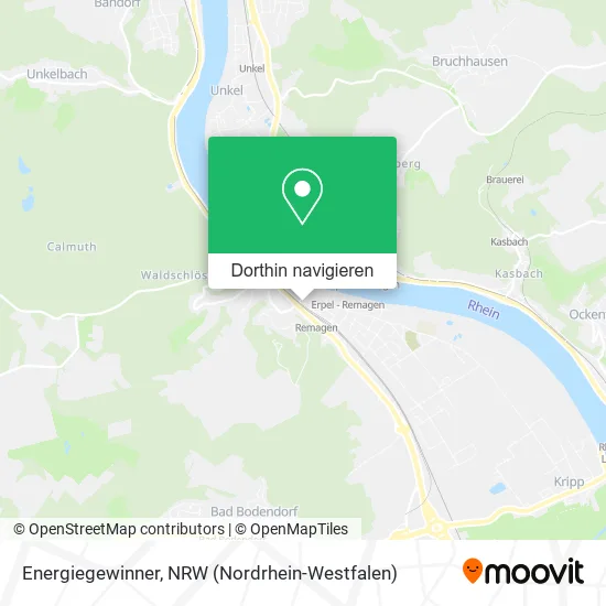 Energiegewinner Karte