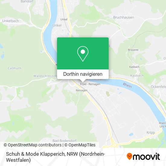 Schuh & Mode Klapperich Karte