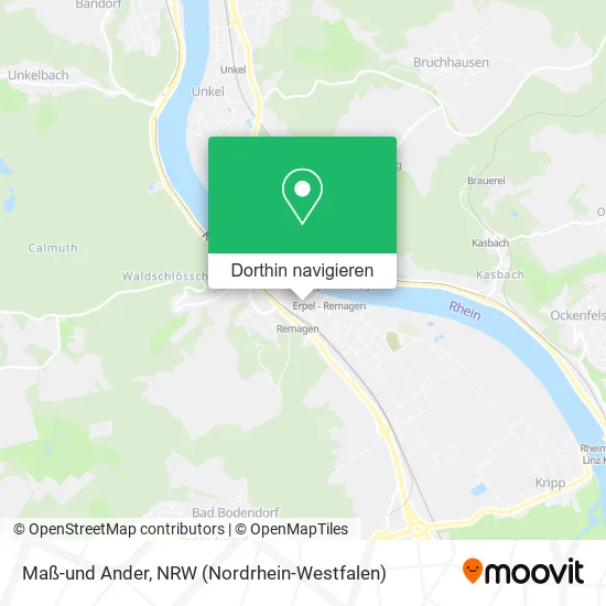 Maß-und Ander Karte