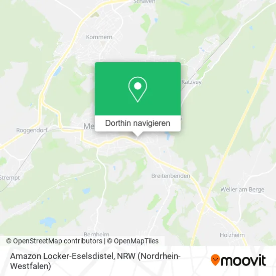 Amazon Locker-Eselsdistel Karte