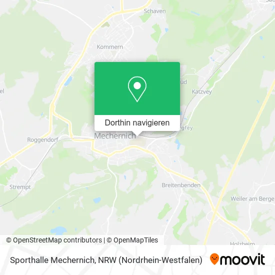 Sporthalle Mechernich Karte