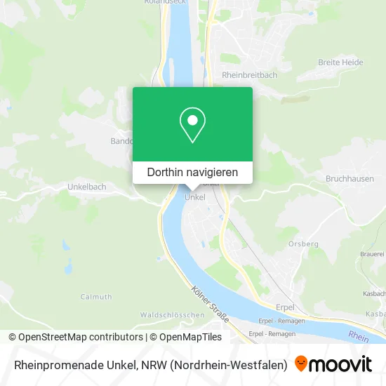 Rheinpromenade Unkel Karte