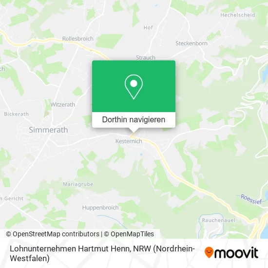 Lohnunternehmen Hartmut Henn Karte