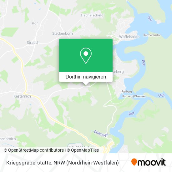 Kriegsgräberstätte Karte