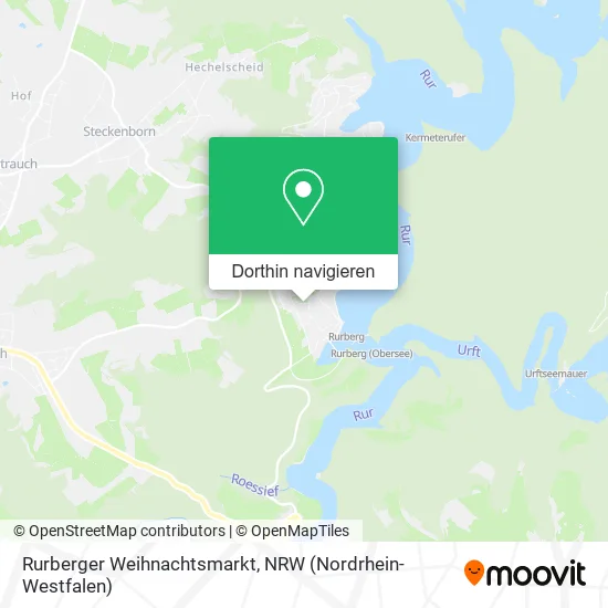 Rurberger Weihnachtsmarkt Karte