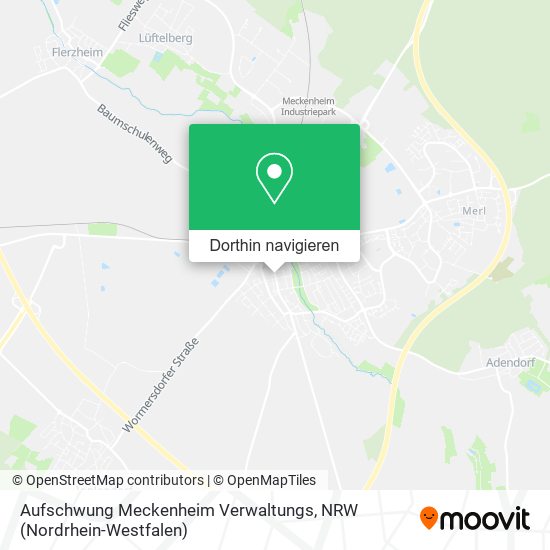 Aufschwung Meckenheim Verwaltungs Karte