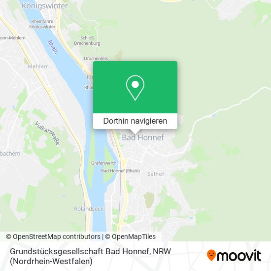 Grundstücksgesellschaft Bad Honnef Karte