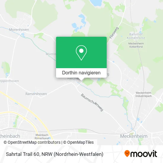 Sahrtal Trail 60 Karte