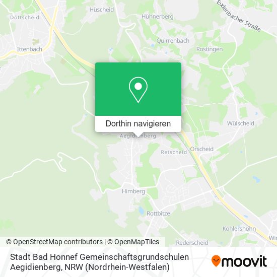 Stadt Bad Honnef Gemeinschaftsgrundschulen Aegidienberg Karte