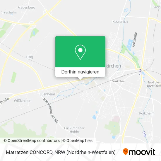 Matratzen CONCORD Karte