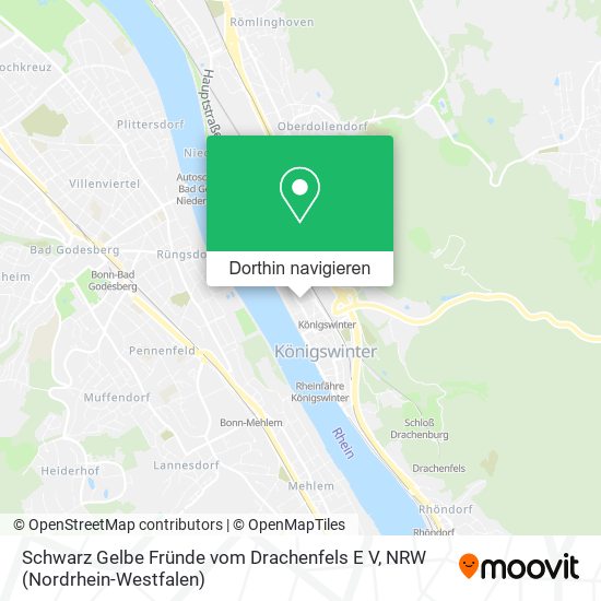 Schwarz Gelbe Fründe vom Drachenfels E V Karte