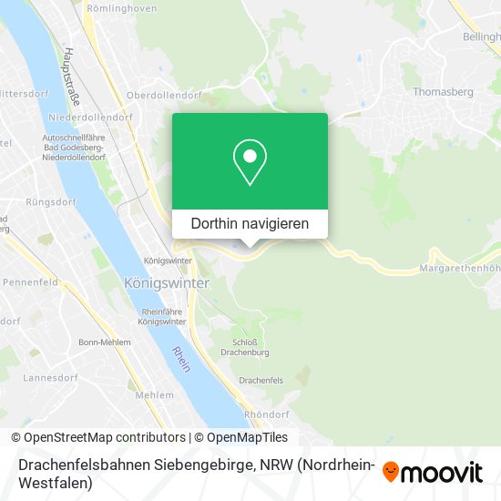 Drachenfelsbahnen Siebengebirge Karte