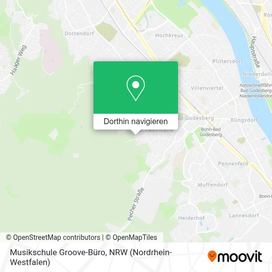 Musikschule Groove-Büro Karte