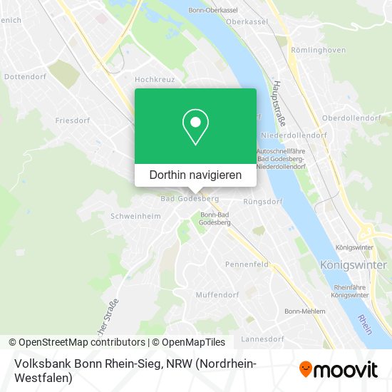 Volksbank Bonn Rhein-Sieg Karte