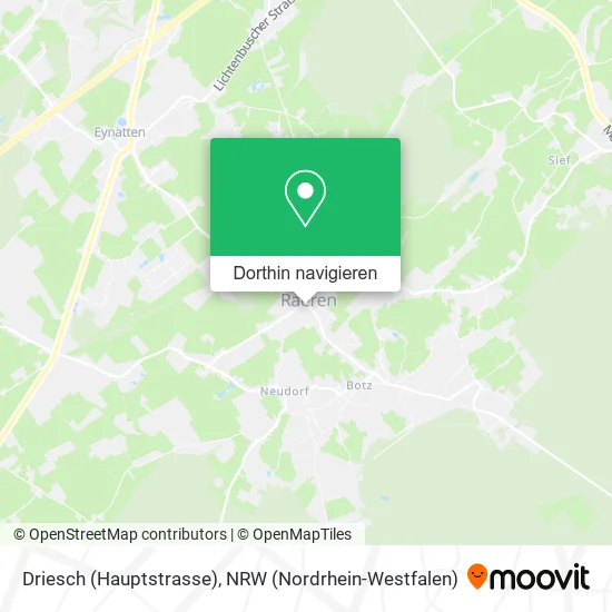 Driesch (Hauptstrasse) Karte