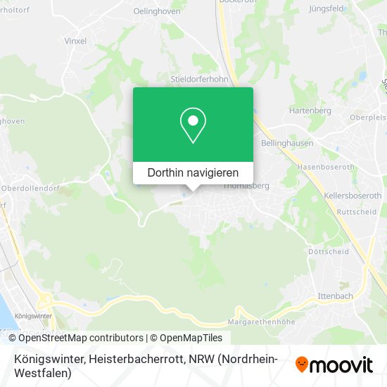 Königswinter, Heisterbacherrott Karte