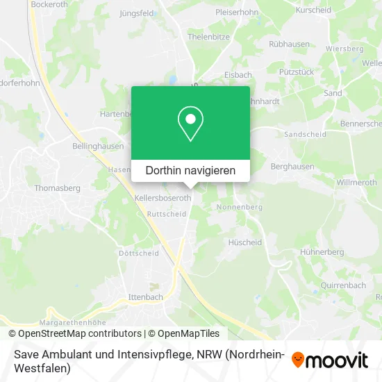 Save Ambulant und Intensivpflege Karte