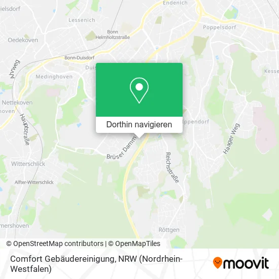 Comfort Gebäudereinigung Karte