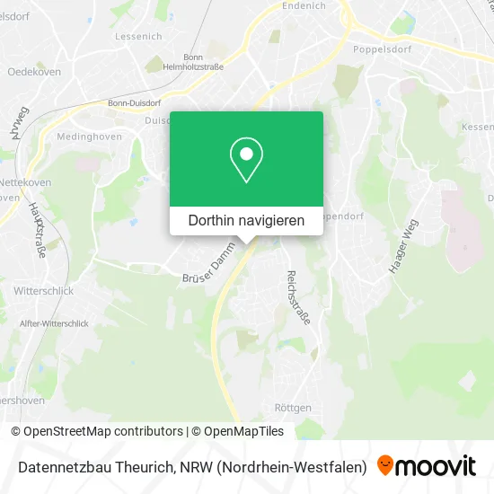 Datennetzbau Theurich Karte