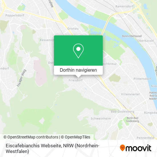 Eiscafebianchis Webseite Karte