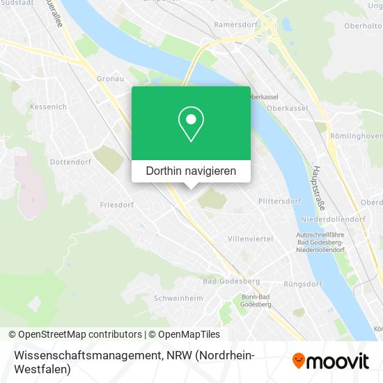 Wissenschaftsmanagement Karte