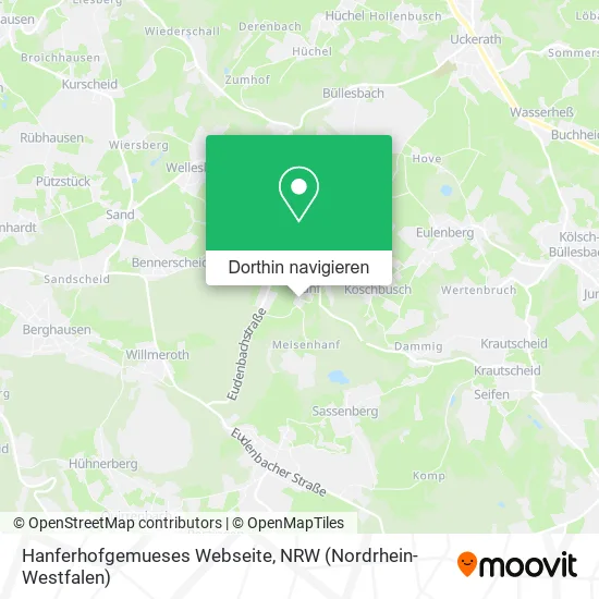 Hanferhofgemueses Webseite Karte