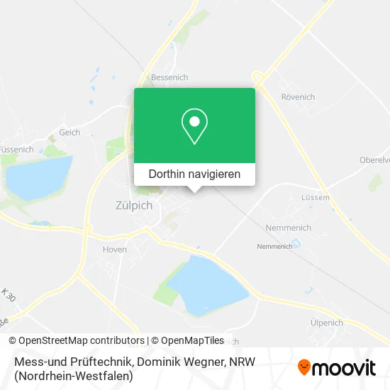 Mess-und Prüftechnik, Dominik Wegner Karte