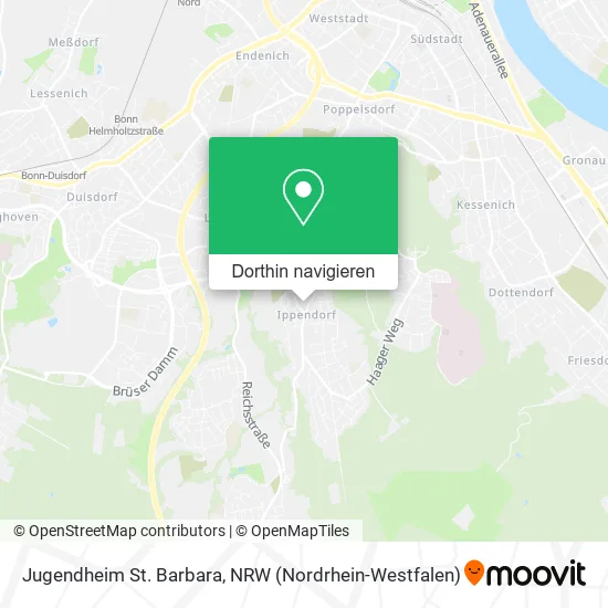 Jugendheim St. Barbara Karte