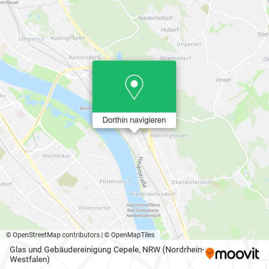 Glas und Gebäudereinigung Cepele Karte