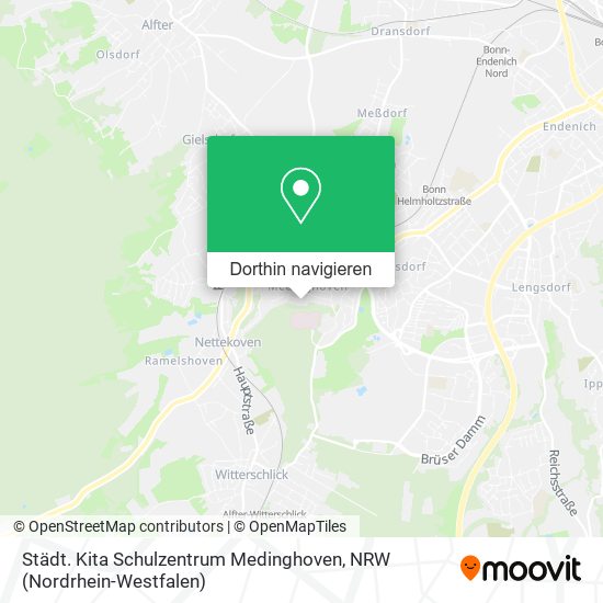 Städt. Kita Schulzentrum Medinghoven Karte