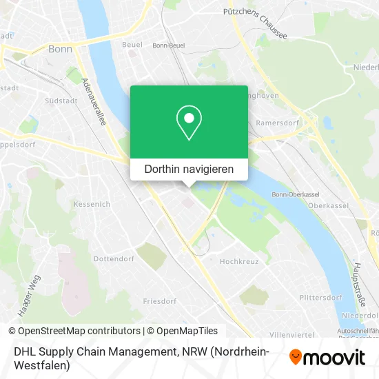 DHL Supply Chain Management Karte