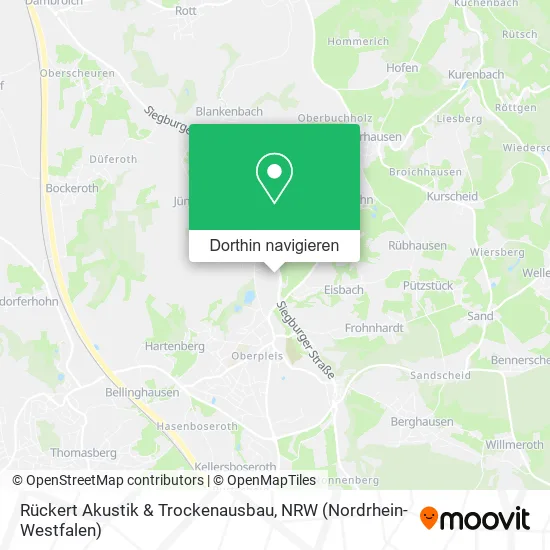 Rückert Akustik & Trockenausbau Karte