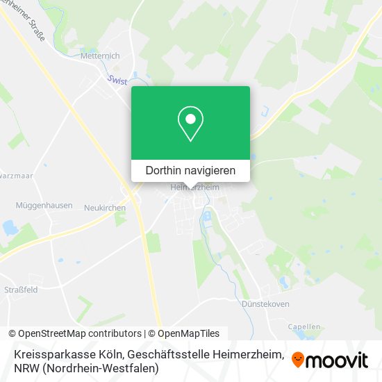 Kreissparkasse Köln, Geschäftsstelle Heimerzheim Karte