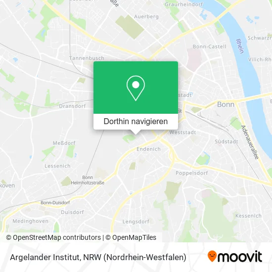 Argelander Institut Karte