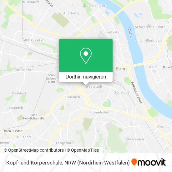 Kopf- und Körperschule Karte