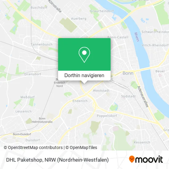 DHL Paketshop Karte