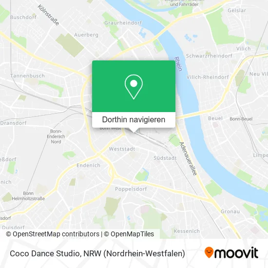 Coco Dance Studio Karte